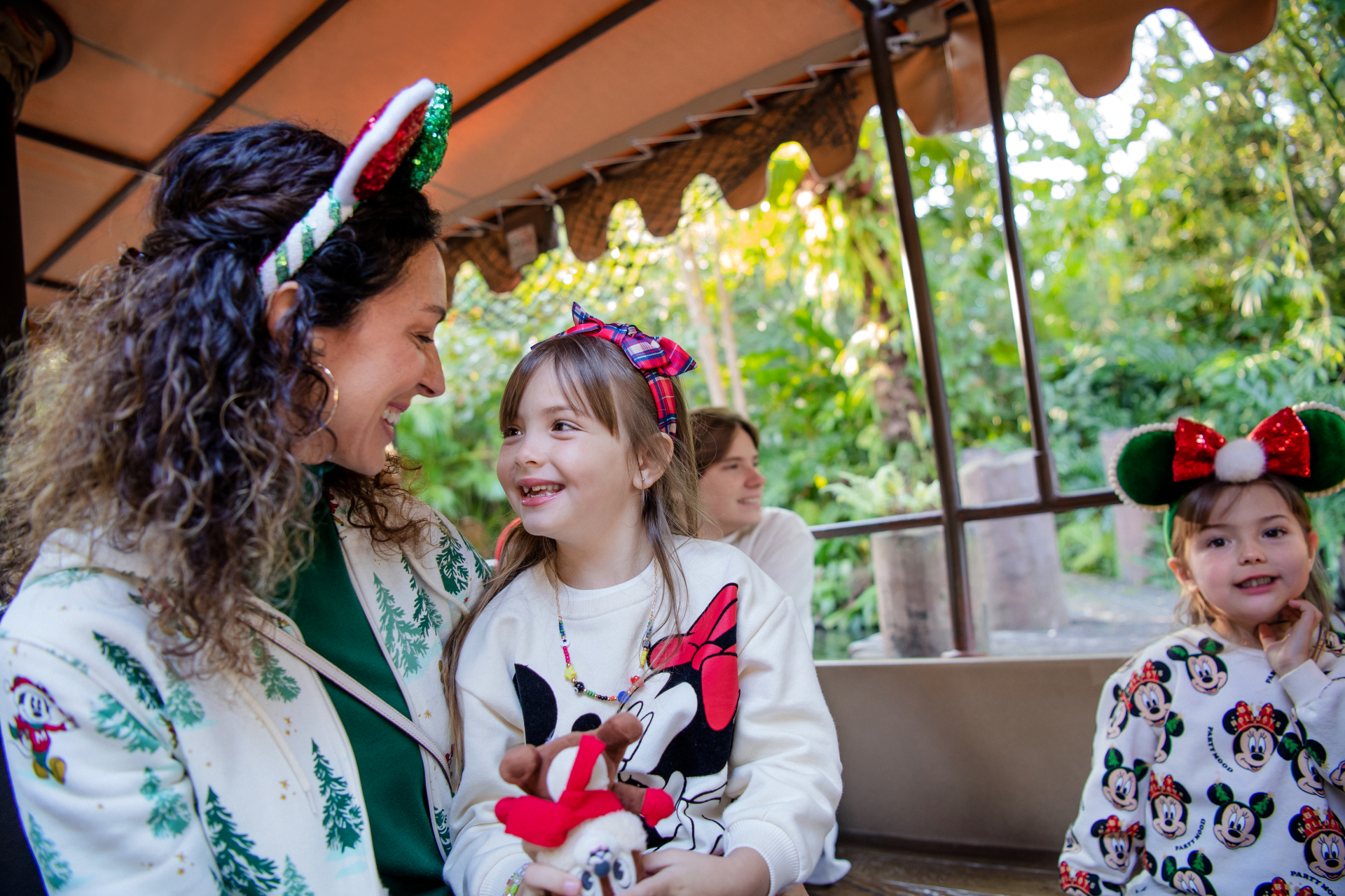 2025WaltDisneyWorldHolidaysJungleCruise | The Main Street Mouse Holiday Decor on the Jingle Cruise at Magic Kingdom