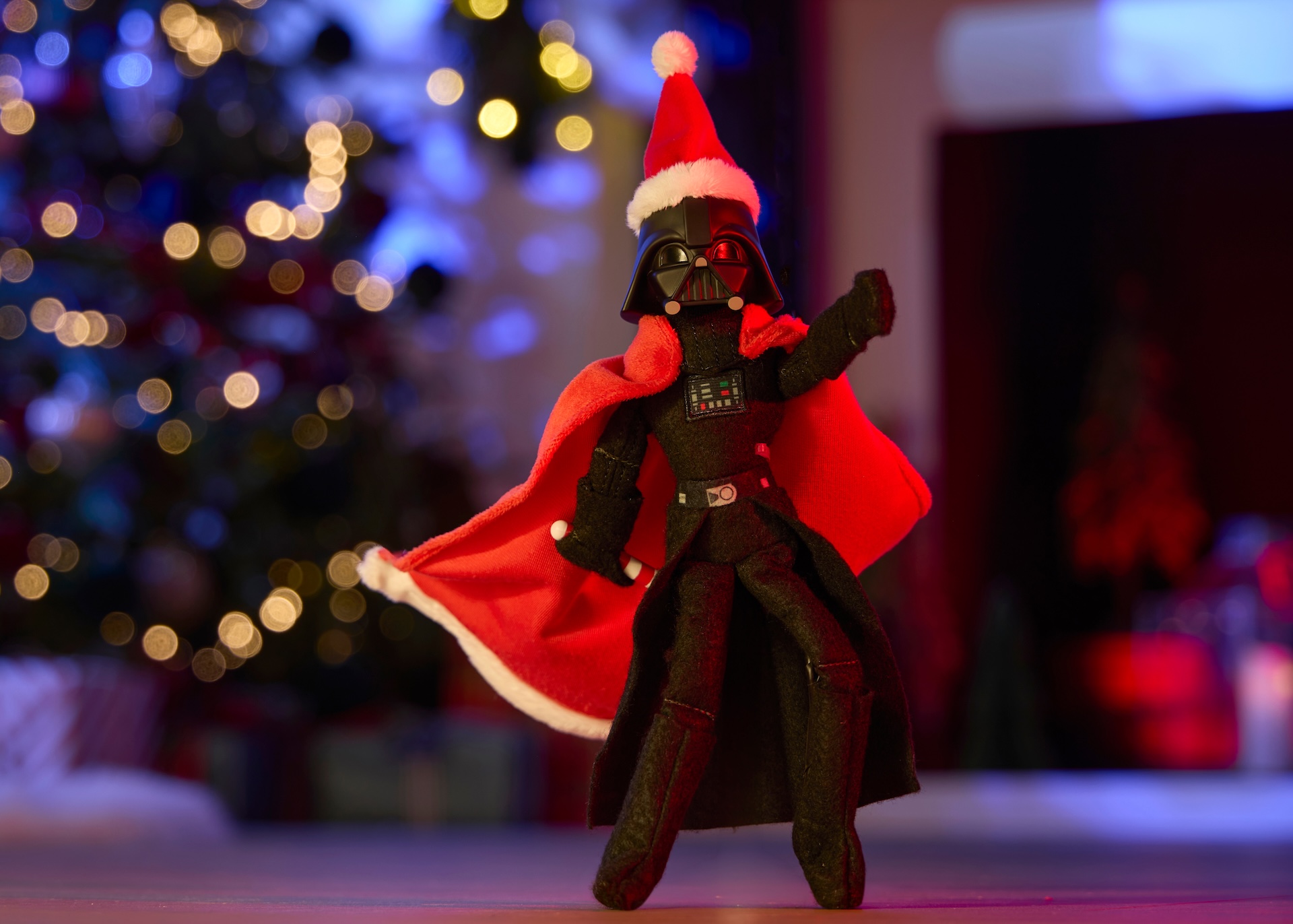 2026DCPTikTokSuperBrandDay8 | The Main Street Mouse Star Wars Darth on a Hearth Holiday Plush from Disney Store