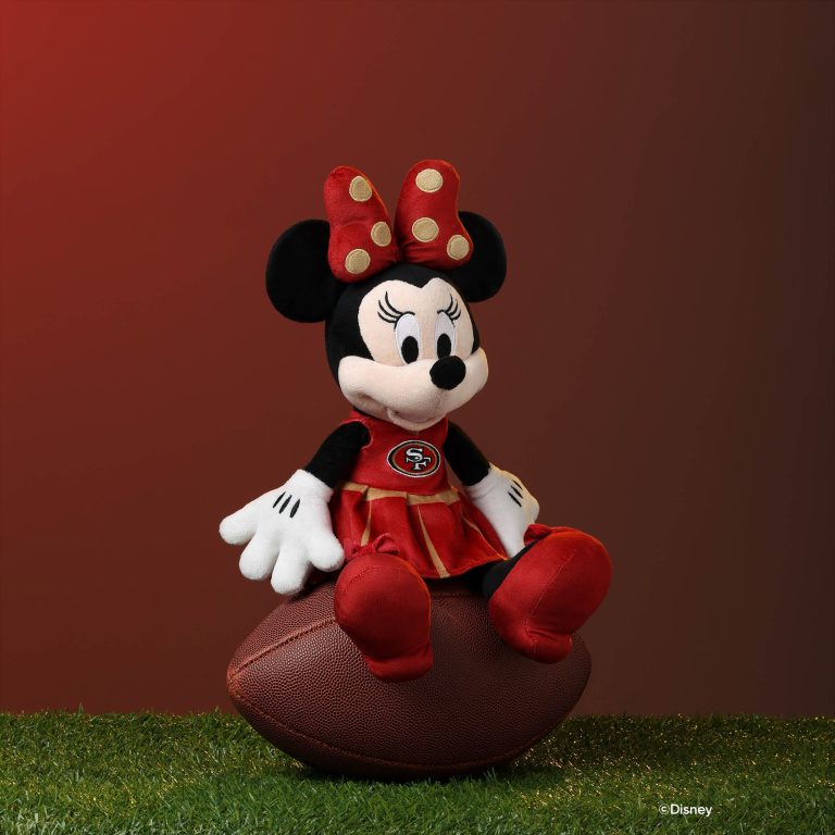 FOCO Minnie Mouse NFL team plush San Francisco 49ers | The Main Street Mouse Foco Minnie Mouse Nfl Team Plush San Francisco 49ers