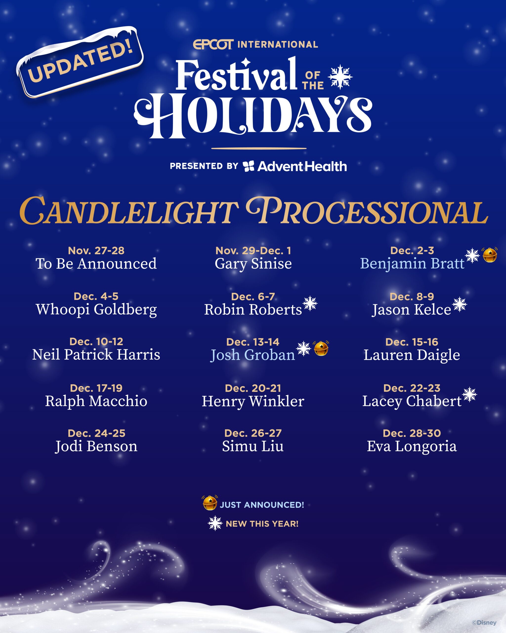 Candlelight Processional Choir and Orchestra at America Gardens Theatre in Epcot