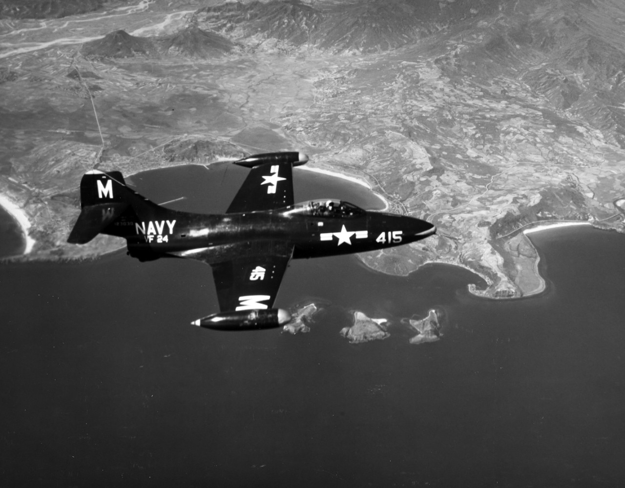 F9F2PantheroverKoreanwatersin1952 | The Main Street Mouse F9f 2 panther over korean waters in 1952