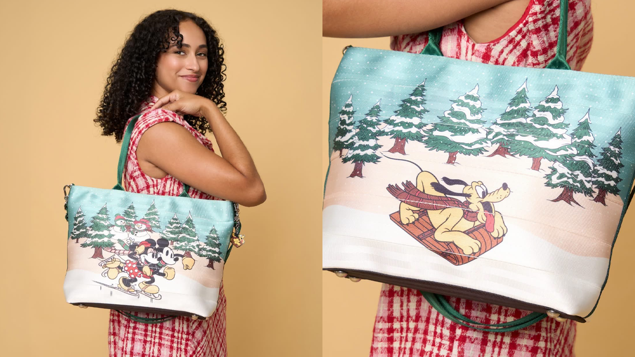 Harveys Disney Christmas Nostalgia Seatbelt Tote Bag