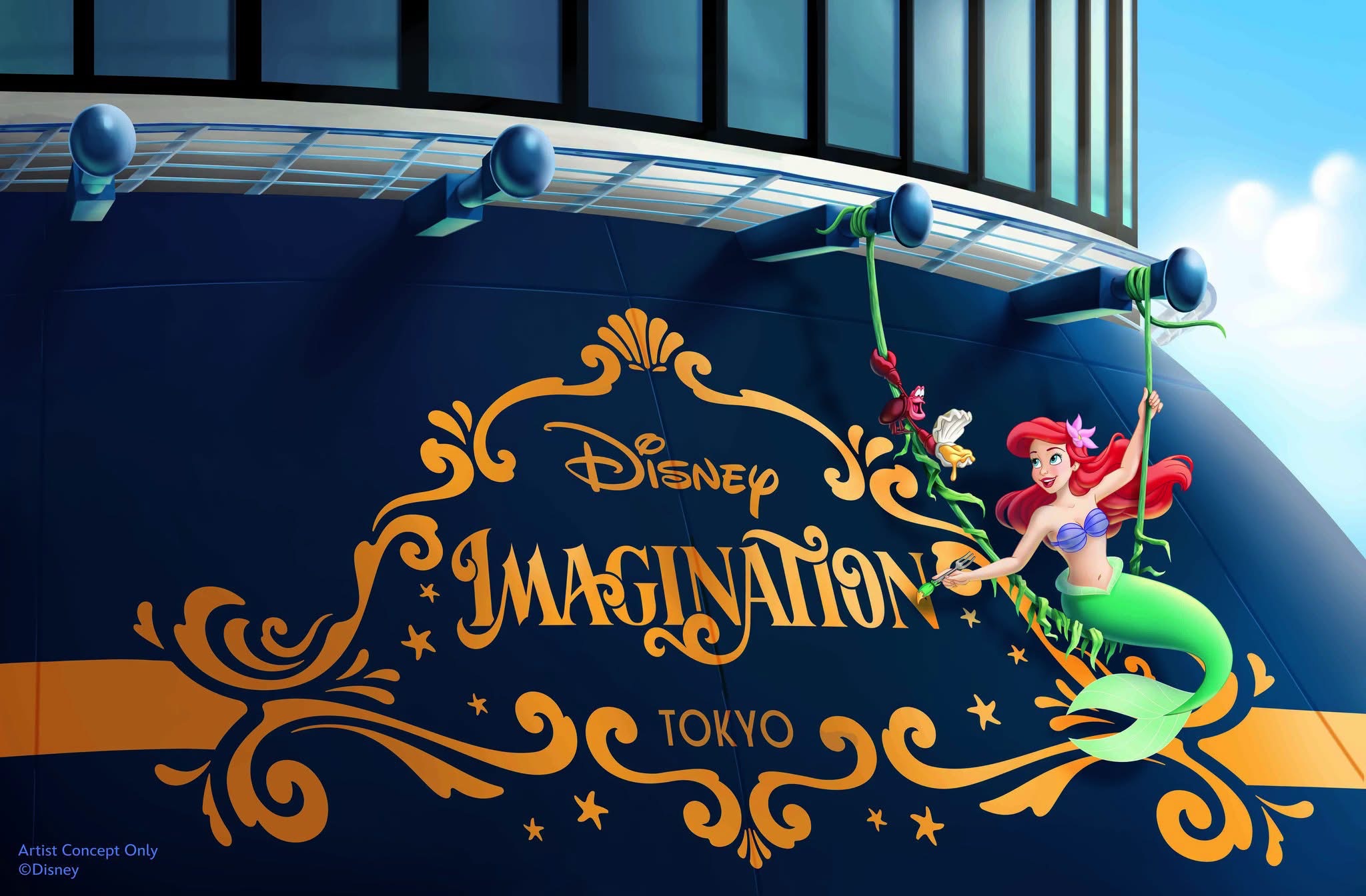 Disney imagination cruise Ariel | The Main Street Mouse Disney Imagination Cruise Ariel