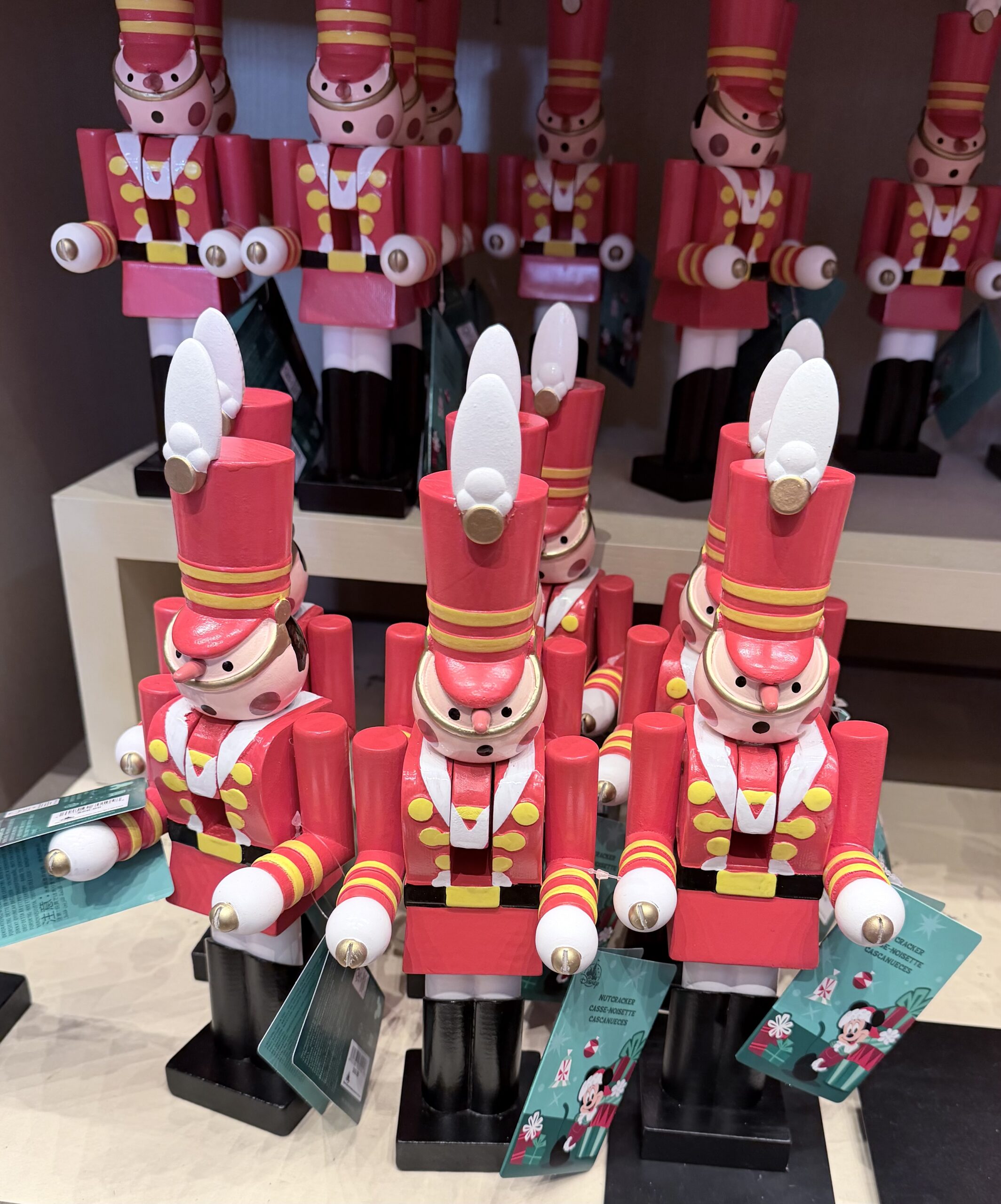 Toy Soldiers Disney World | The Main Street Mouse Toy Soldier Nutcracker in a Red Coat and Tall Plumed Hat Sold at Walt Disney World for the 2026 Holidays