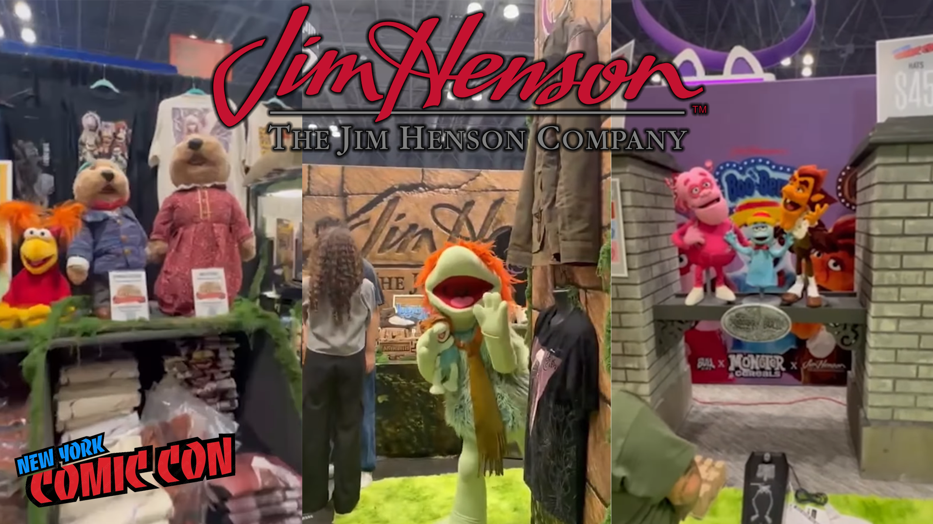 Jim Henson Company NYCC 2026 Booth: Labyrinth and Fraggles