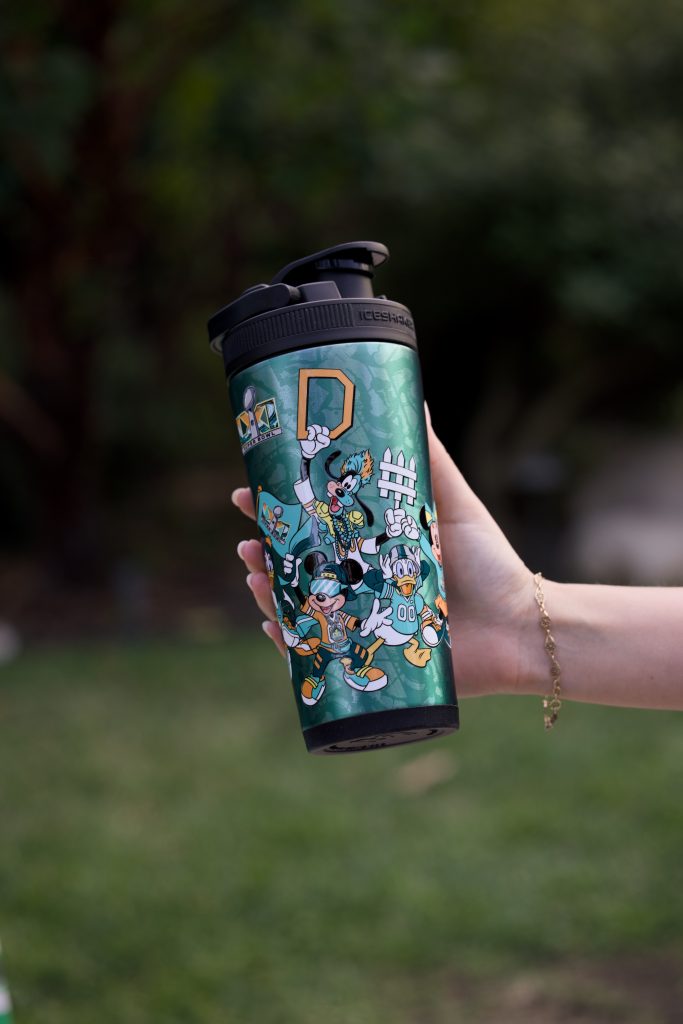Disney Champion Mickey and Friends Super Bowl LXI Tumbler | The Main Street Mouse Disney Champion Mickey and Friends Super Bowl Lxi Tumbler