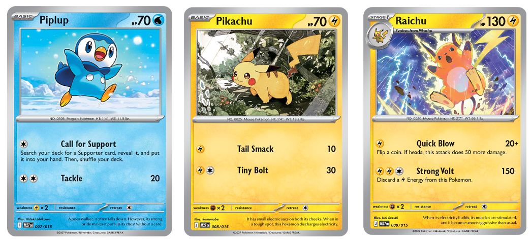 Pokemon Happy Meal Mcdonald's Cards 3