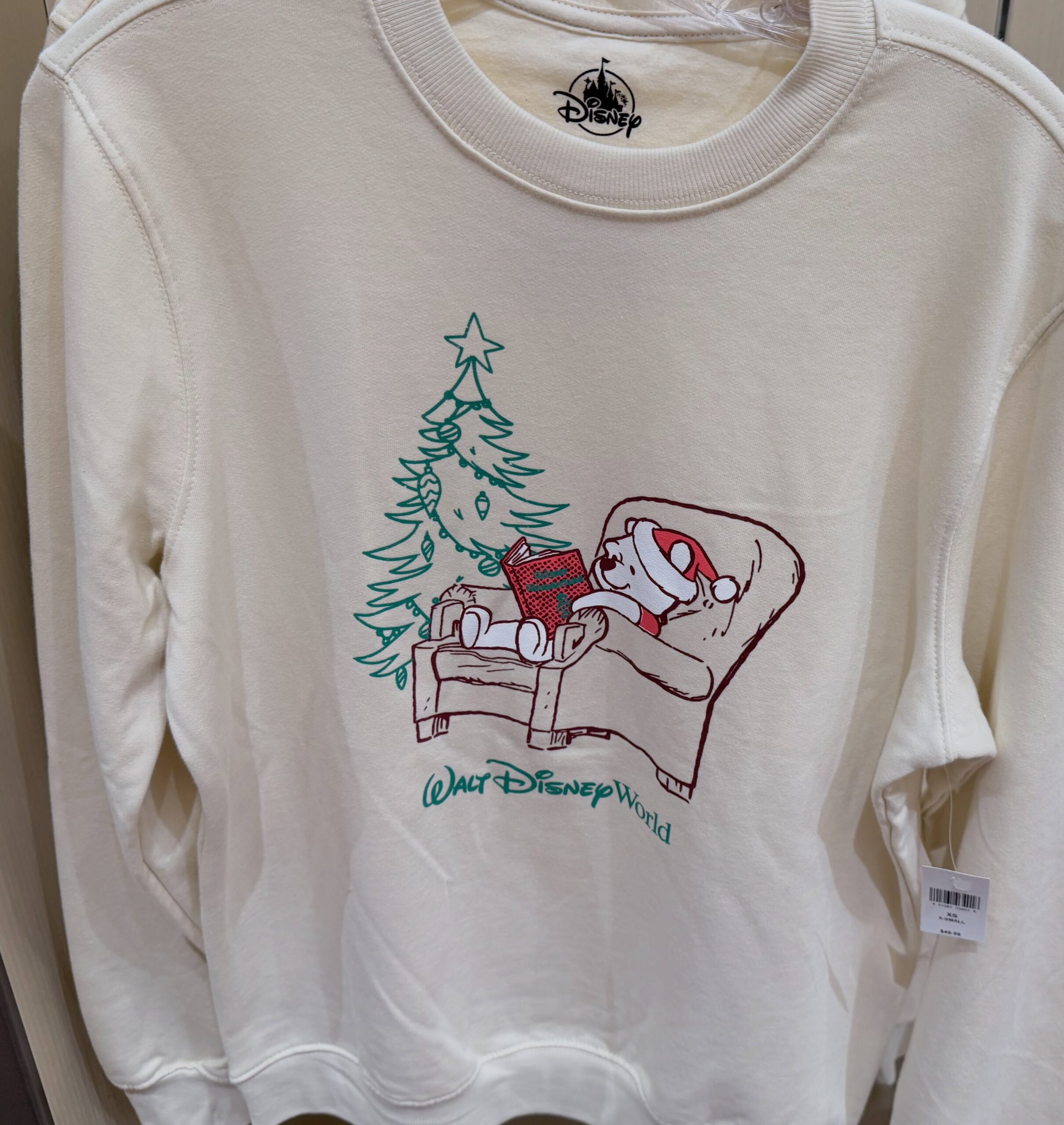 Pooh Christmas Sweatshirt | The Main Street Mouse Pooh Christmas Sweatshirt