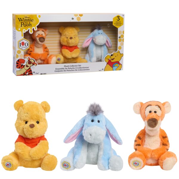Just Play | Disney Winnie the Pooh 100th Anniversary Plush Collector Set